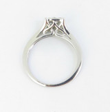 Vintage 0.38ct H Si Diamond Set 10ct White Gold Ladies Ring Size J.5 Val $2920