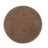 .RARE 1833 EAST INDIA COMPANY 1/4 ANNA QUARTER ANNA.