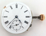 QUALITY 3 FINGER BRIDGE UNBRANDED CONTINENTAL POCKET WATCH MOVEMENT.
