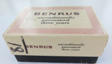 SCARCE VINTAGE BENRUS 17J SELF-WINDING OUTER DISPLAY BOX. 14 x 9 x 6cms HIGH.