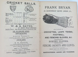 1890 2nd EDITON. THE ALL ENGLAND SERIES “CRICKET” by HON. E LYTTELTON