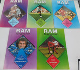 5 x 1989 DERBY COUNTY " RAM MAGAZINES “ ISSUES 2, 3, 4, 7, & 9.