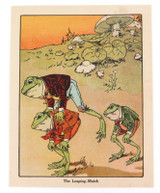 c1925 2 Superb Original “FROG" Lithograph Bookplates by Blackie & Son, Scotland.