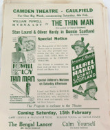 RARE 1934 CAMDEN THEATRE VIC “The Thin Man” MOVIE 100+ PROMOTION FLYERS