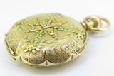 C.1889 Elgin 14ct Multicolour Gold Diamond Set 6s 11J Pocket Watch -Serviced