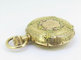 C.1889 Elgin 14ct Multicolour Gold Diamond Set 6s 11J Pocket Watch -Serviced
