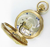 C.1889 Elgin 14ct Multicolour Gold Diamond Set 6s 11J Pocket Watch -Serviced