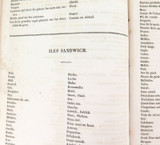 RARE 1800s French Translation / Scientific Notes Part Book on Indigenous Natives