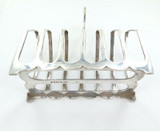 Antique Silver Plated Toast Rack James Dixon & Sons Six Slice Toast Rack 335g