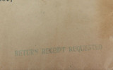 1923 RARE SILENT MOVIE STUDIO REG. COVER, 7 CANCELS, RETURN REC REQUEST LA to NY