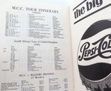 1964 - 1965 MCC v WESTERN PROVINCE CRICKET TOUR GUIDE. ENGLAND TOUR SOUTH AFRICA