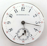 Longines USA PRIVATE LABEL “SUNDERLIN Co” NY POCKET WATCH MOVEMENT & DIAL.