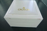 VINTAGE CROTON DISPLAY CASE, INSTRUCTION BOOKLET AND OUTER BOX.