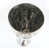 Vintage Silver-plate Gothic Medieval Style Decorative Chalice 21.5 cm High 297g