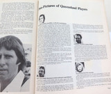 SCARCE 1976 PROGRAMME. CENTENARY OF THE QLD CRICKET ASSOC. QLD v INVITATION XI.