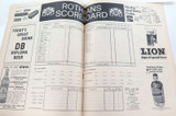 CRICKET. 1973 TEST MATCH PROGRAMME, PAKISTAN v NEW ZEALAND, EDEN PARK