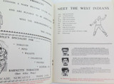 1976 RARE CRICKET TOUR PROGRAMME. NORTHERN NSW v WEST INDIES. 10 - 11 JAN 1976.