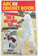 ABC CRICKET BOOK. 1978 AUSTRALIAN TOUR OF WEST INDIES.