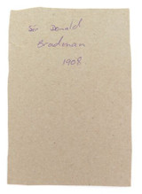 DON BRADMAN LARGE FORMAT CARD. c1992 SANITARIUM "30 FAMOUS AUSTRALIANS"