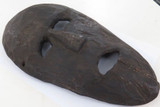 cLATE 1800s MIDDLE HILLS AREA HIMALAYAN CARVED LARGE WOODEN MASK, IMPRESSIVE! #5