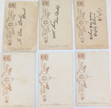 Early 1900s Job Lot 6 Bamforth & Co Series Postcards. 3 Unused