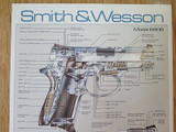 SMITH & WESSON MODEL 6906 9MM PISTOL POSTER. NEW!!! GREAT FOR BAR / MANCAVE.