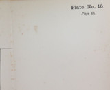 RARE 1883 Railway Lithograph Print. Six Wheeled Passenger Car Truck #16