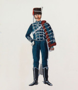 Rare Vintage British Military Uniform Original Book Artwork by L Barlow. #2