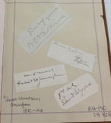 Rare Grouping 1800s / Early 1900s Original Signatures. Politicians, Dignitaries