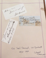 Rare Grouping 1800s / Early 1900s Original Signatures. Politicians, Dignitaries