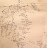 RARE 1899 Colonial Western Part British New Guinea Huge Folding Map. #2