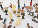 Excellent Large Job Lot Vintage Toy Figures. Metal, Plastic, Composite.