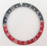 Vintage Rolex Gmt Master II Faded Coke Bezel Insert For 16710 #4