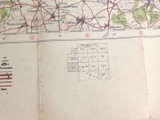 Scarce WW1 c1916 British Large Map of Lens, France.