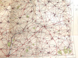 Scarce WW1 c1916 British Large Map of Lens, France.