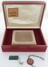 Vintage Rolex Ladies President 60.01.2 Display Box + 2 Tags