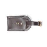 Louis Vuitton Leather Luggage Tag. Initials ZYR
