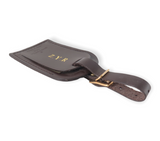 Louis Vuitton Leather Luggage Tag. Initials ZYR