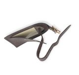 Louis Vuitton Leather Luggage Tag. Initials ZYR