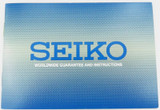 Seiko Mens Quartz Cal. 7T62 Alarm Chrono Display Box + Outer + Booklets