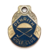 Scarce 1972 Penrith Golf Club Members Badge.