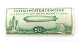 USA Scott #C18 50c Zeppelin Unused OG NH Stamp. #1