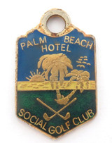 Scarce Vintage Palm Beach Hotel Social Golf Club Members Badge.