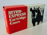 Vintage B.E.L.L Nitro Express 3” Cartridge Empty Cases Box - Advertising Box