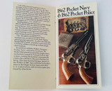 1978 Colt Blackpowder Series 2nd Generation F-Series Sales Pamphlet