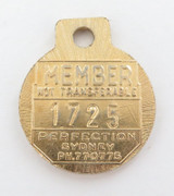 1976 Lady Member Tamworth Services Club Ltd Club Members Badge.