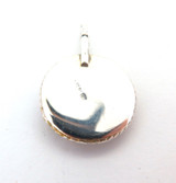 Vintage Handmade Sterling Silver & Bronze Water Bird Theme Pendant 5.5g