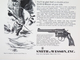 Smith & Wesson Advertisement for a K-22 Masterpiece Revolver.