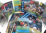 Huge Job Lot 110 Vintage Leicester City Football / Soccer Club Programmes
