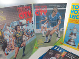 Huge Job Lot 110 Vintage Leicester City Football / Soccer Club Programmes